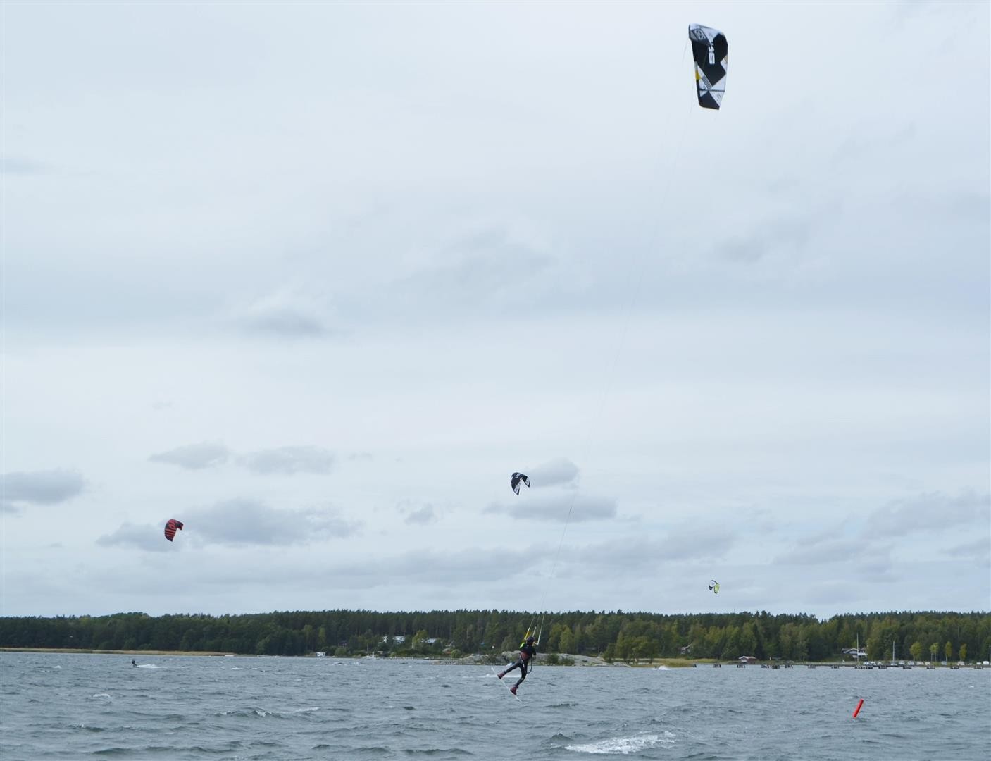 Kitesurfning vid Schweitserbadet, Dalar 